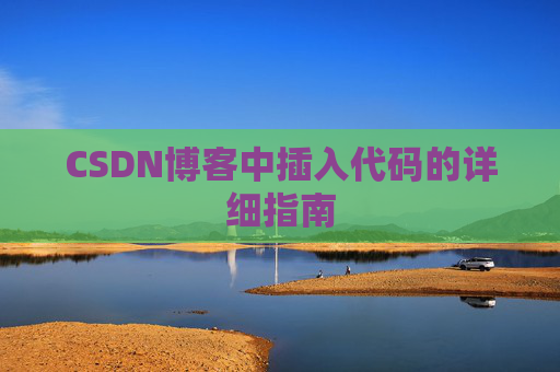 CSDN博客中插入代码的详细指南